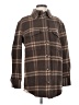 Everlane Plaid Brown Wool Coat Size S - photo 1