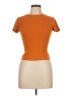 Assorted Brands Orange Short Sleeve Turtleneck Size L - photo 1
