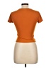 Assorted Brands Orange Short Sleeve Turtleneck Size L - photo 2