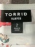 Torrid 100% Polyester Gray Short Sleeve Blouse Size 2X Plus (2) - photo 3