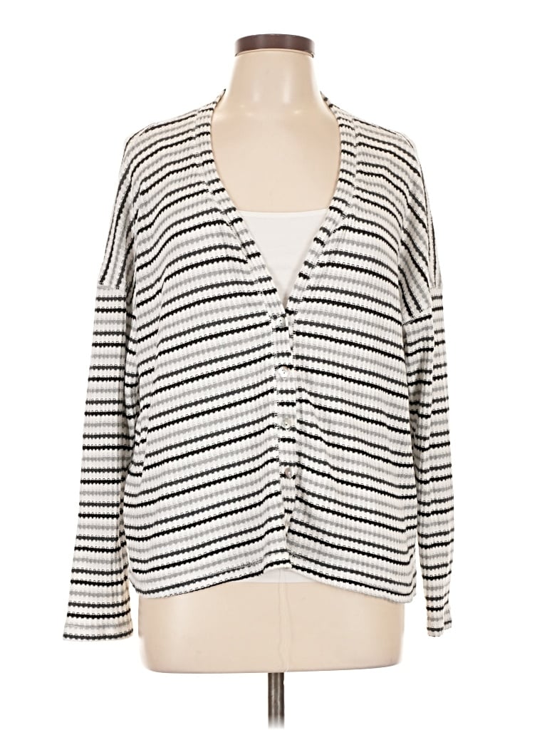 Pre-owned Daytrip Cardigan Sweater In White