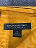 Banana Republic 100% Polyester Polka Dots Orange Long Sleeve Blouse Size S - photo 7