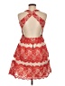 MARCHESA notte Hearts Red Cocktail Dress Size 6 - photo 2
