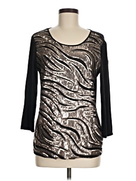 Tahari By Asl 3/4 Sleeve Top