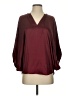 Acrobat Burgundy 3/4 Sleeve Blouse Size S - photo 1
