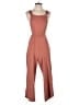 Universal Thread 100% Rayon Solid Brown Jumpsuit Size XS - photo 1