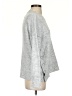 Very J Solid Gray Pullover Sweater Size S - photo 4