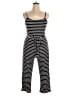 Unbranded Stripes Black Jumpsuit Size 0X - photo 1