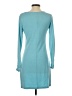 Dakini Solid Teal Casual Dress Size S - photo 2