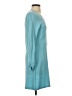 Dakini Solid Teal Casual Dress Size S - photo 4