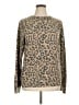 Loveappella Animal Print Brown Pullover Sweater Size XL - photo 1