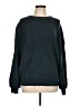 Arach & Cloz Solid Teal Pullover Sweater Size L - photo 1