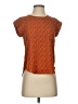 Tempted Orange Short Sleeve Top Size S - photo 1