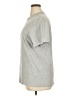 J.Crew Solid Silver Short Sleeve T-Shirt Size XL - photo 5