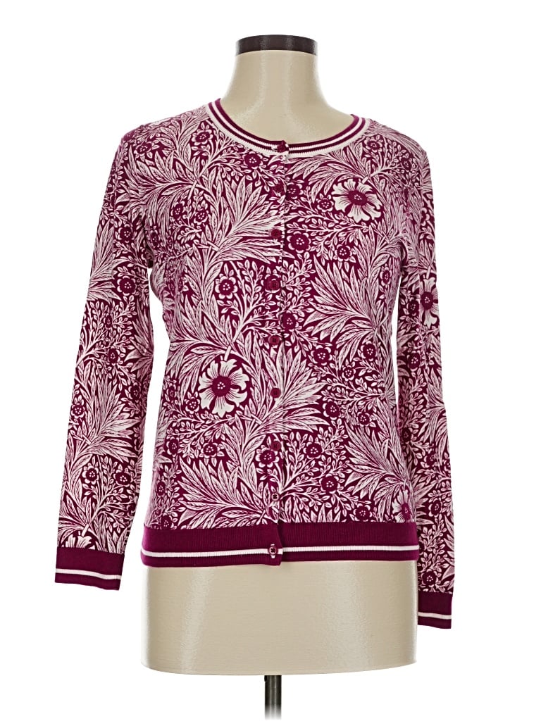Pre-owned Talbots Pullover Sweater In Burgundy