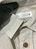 Zara Solid Ivory Long Sleeve Button-Down Shirt Size 9-10y - photo 3