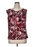 Evan Picone Red Sleeveless Blouse Size XL - photo 1