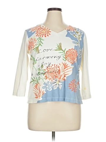 City Blues by Koret 3/4 Sleeve Blouse (view 1)