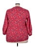 Gibson Red 3/4 Sleeve Blouse Size XXL - photo 2