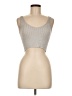 Subdued Silver Sleeveless Top One size - photo 1