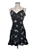 Intermix Floral Black Cocktail Dress Size 0 - photo 1