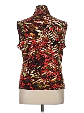 Jones Studio Sleeveless Button-Down Shirt (view 2)