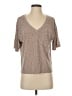 Shein Brown Short Sleeve Top Size XS - photo 1
