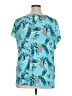 Unbranded Teal Blue Short Sleeve Blouse Size XL (estimated) - photo 2