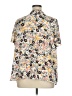 Assorted Brands Floral Ivory Yellow Short Sleeve Blouse Size XL (estimated) - photo 2
