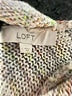 Ann Taylor LOFT Tweed Gray Ivory Pullover Sweater Size S - photo 7
