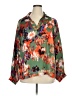 Unbranded 100% Polyester Green 3/4 Sleeve Blouse Size XL - photo 1