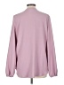 Fred David 100% Polyester Purple Long Sleeve Blouse Size L - photo 2