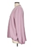 Fred David 100% Polyester Purple Long Sleeve Blouse Size L - photo 5