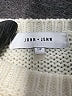 John & Jenn 100% Acrylic Chevron-herringbone Ivory Poncho Size S - photo 7