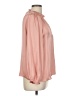 Current Air 100% Polyester Solid Pink Long Sleeve Blouse Size M - photo 4