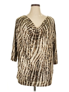 Brittany Black 3/4 Sleeve Blouse