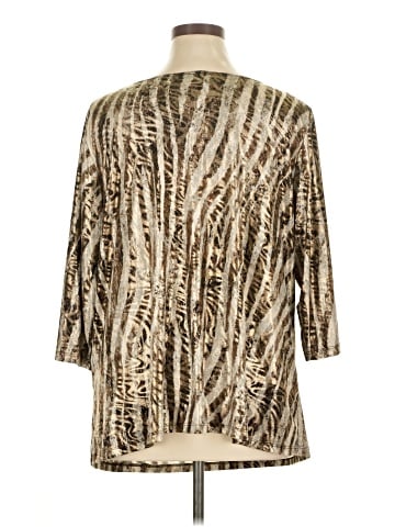 Brittany Black 3/4 Sleeve Blouse (view 2)