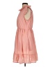 Assorted Brands Solid Pink Casual Dress Size L - photo 5
