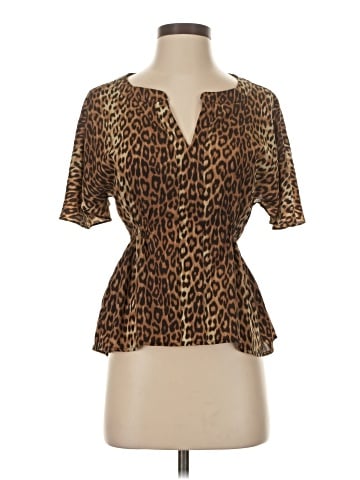 BCBGMAXAZRIA Short Sleeve Blouse (view 1)