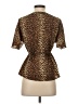 BCBGMAXAZRIA 100% Polyester Brown Short Sleeve Blouse Size XXS - photo 2