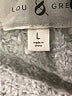 Lou & Grey Metallic Silver Pullover Sweater Size L - photo 8