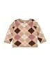 H&M Argyle Tan Pullover Sweater 9-12 MO / 12 MO - photo 1