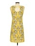 Max Studio Paisley Yellow Casual Dress Size S - photo 2