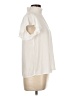 Shein 100% Polyester Ivory Short Sleeve Blouse Size L - photo 4