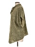 Shein 100% Polyester Animal Print Green 3/4 Sleeve Blouse Size 12 - photo 5