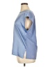 Onia Blue Short Sleeve Top Size XXL - photo 5