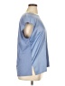 Onia Blue Short Sleeve Top Size XXL - photo 4
