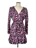 WAYF Floral Purple Casual Dress Size L - photo 1