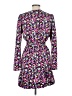 WAYF Floral Purple Casual Dress Size L - photo 2