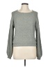 Debut 100% Polyester Polka Dots Gray Pullover Sweater Size L - photo 1